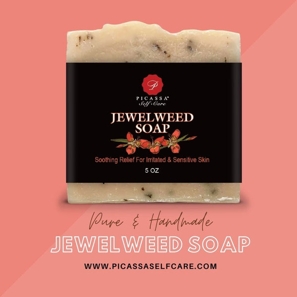 Jewelweed Soap - Organic Jewelweed Soap - Psoriasis - Dry Skin - Poison Ivy - Moisturizer - Skin Care - Organic Handmade Soaps